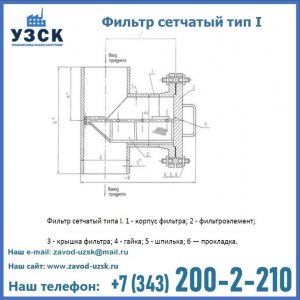Фильтр сетчатый ФС по Т-ММ-11-2003 в Чебоксарах