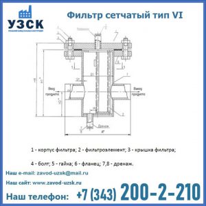 Фильтр сетчатый ФС по Т-ММ-11-2003 в Чебоксарах